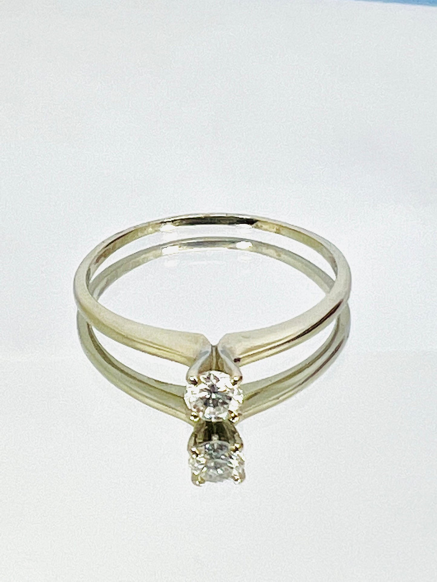 18k White Gold 17pt Diamond Solitaire Ring
