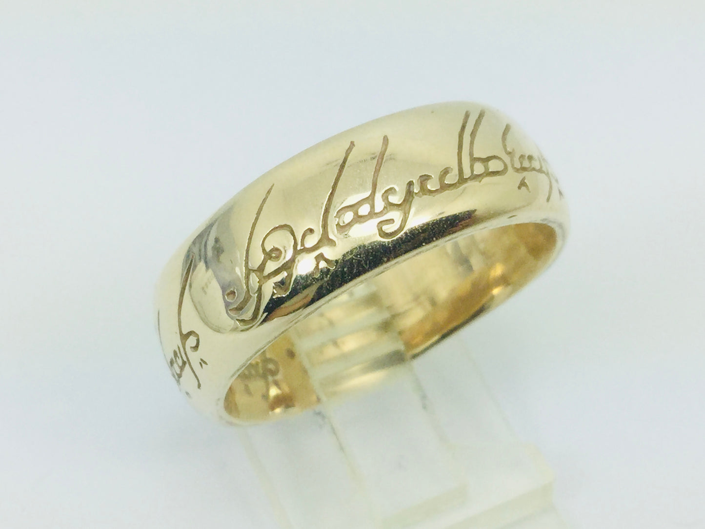 10k Yellow Gold 7.5mm Custom 'Lord of the Rings' Band Ring