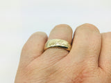 10k Yellow Gold 7.5mm Custom 'Lord of the Rings' Band Ring