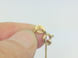 18k Yellow Gold Oval Cut 2ct Garnet & Round Cut 8pt Diamond Necklace