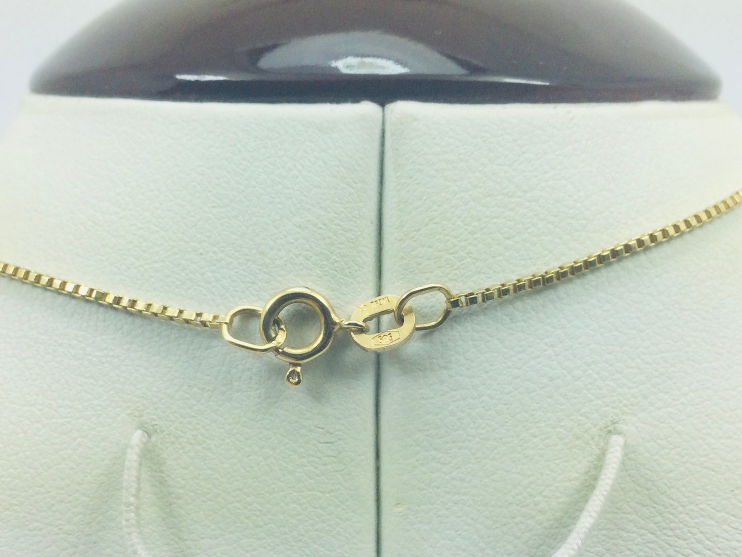 14k Yellow Gold Round Cut 45pt Tourmaline Necklace