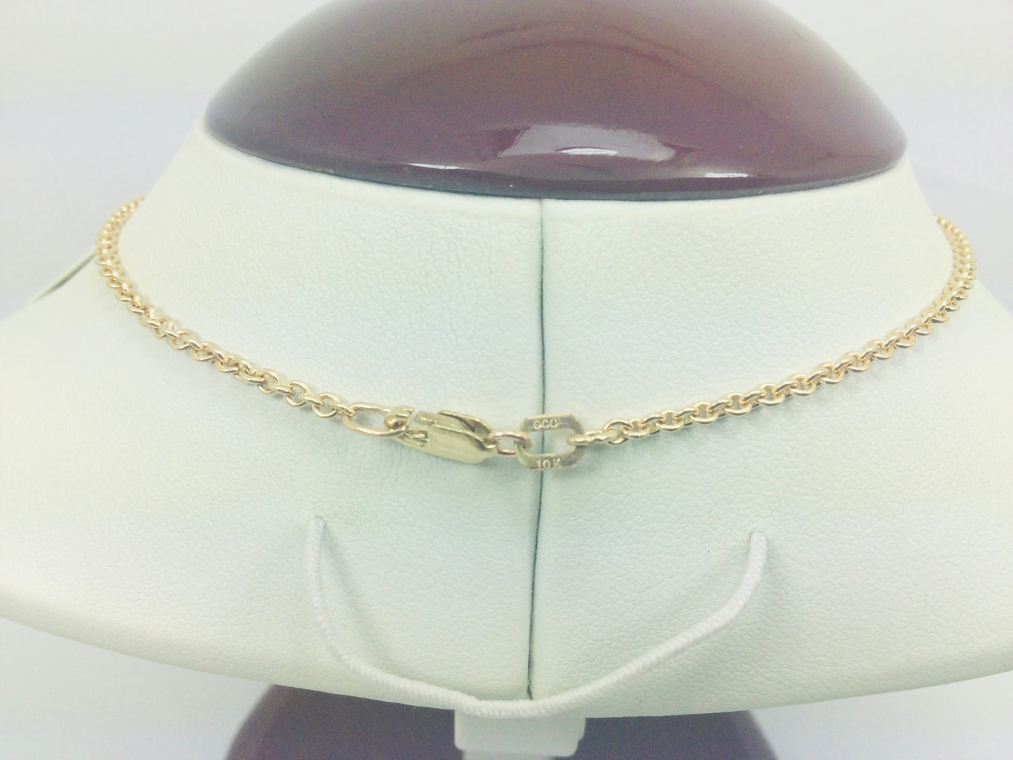 10k Yellow Gold Round Cut 0.27ct Diamond Ball Necklace