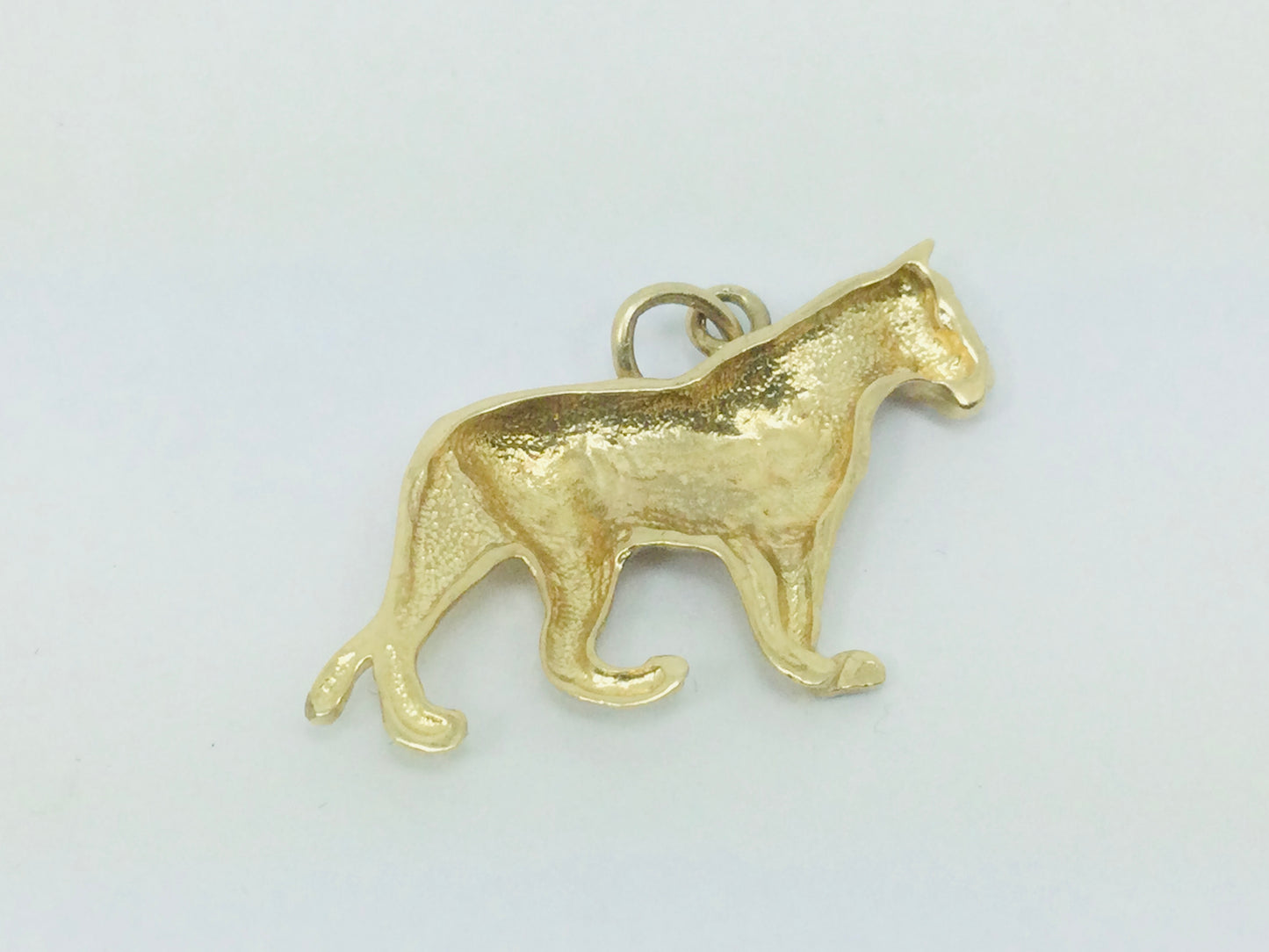 10k Yellow Gold Dog Pendent
