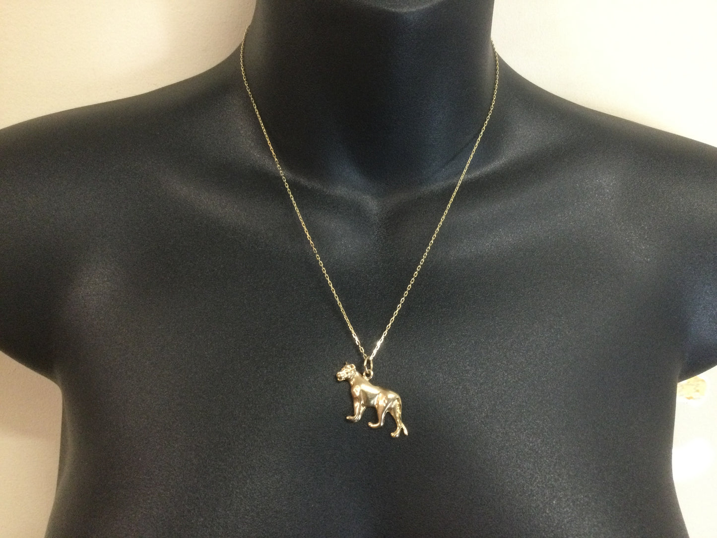 10k Yellow Gold Dog Pendent