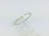 18k White Gold Thin Band Ring