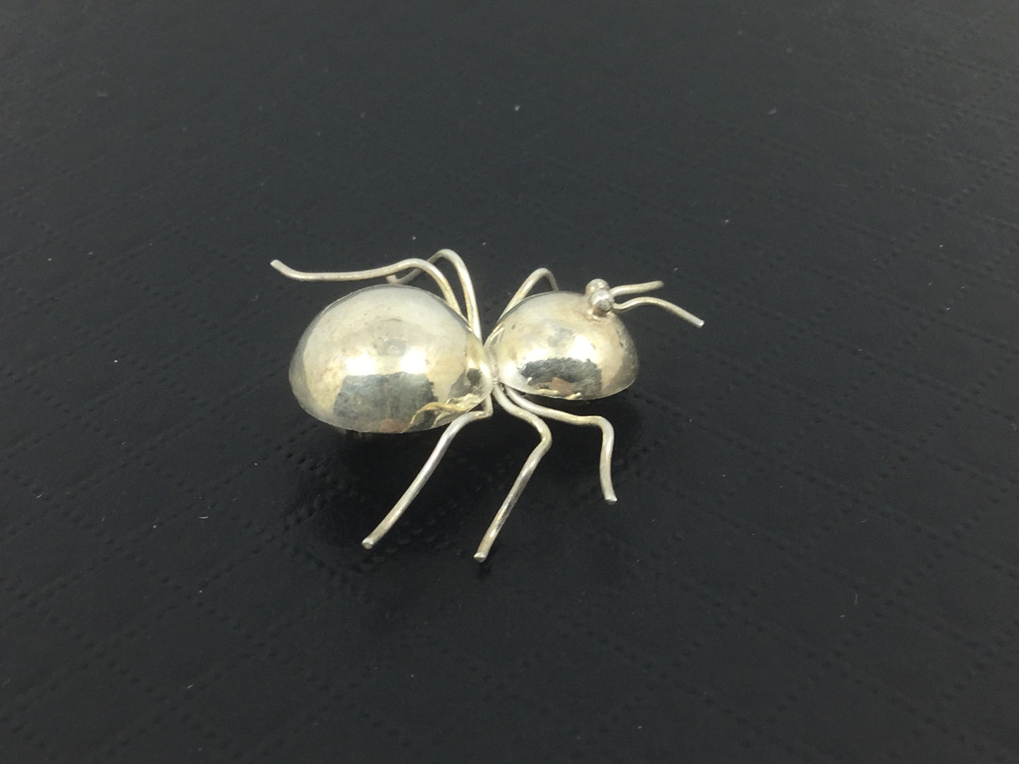 Vintage Silver Ant Pin
