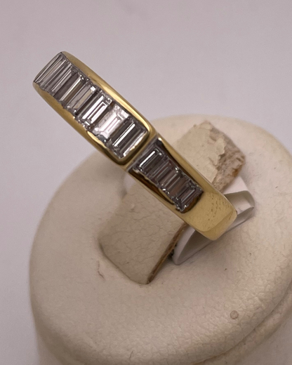 18k Yellow Gold 0.94ct Diamond Ring