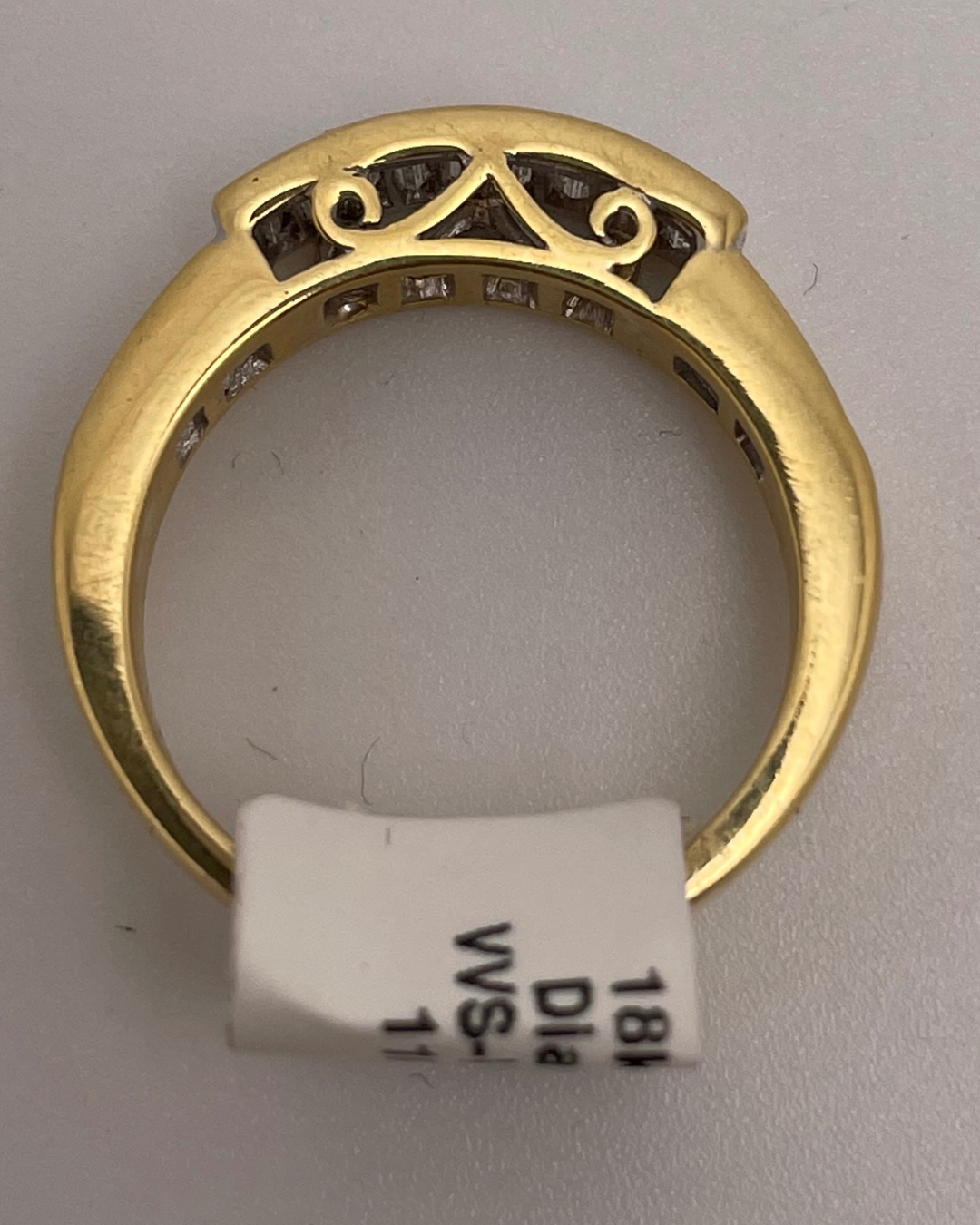 18k Yellow Gold 0.94ct Diamond Ring