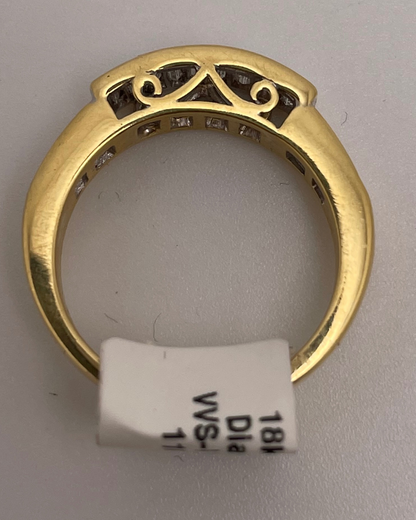 18k Yellow Gold 0.94ct Diamond Ring