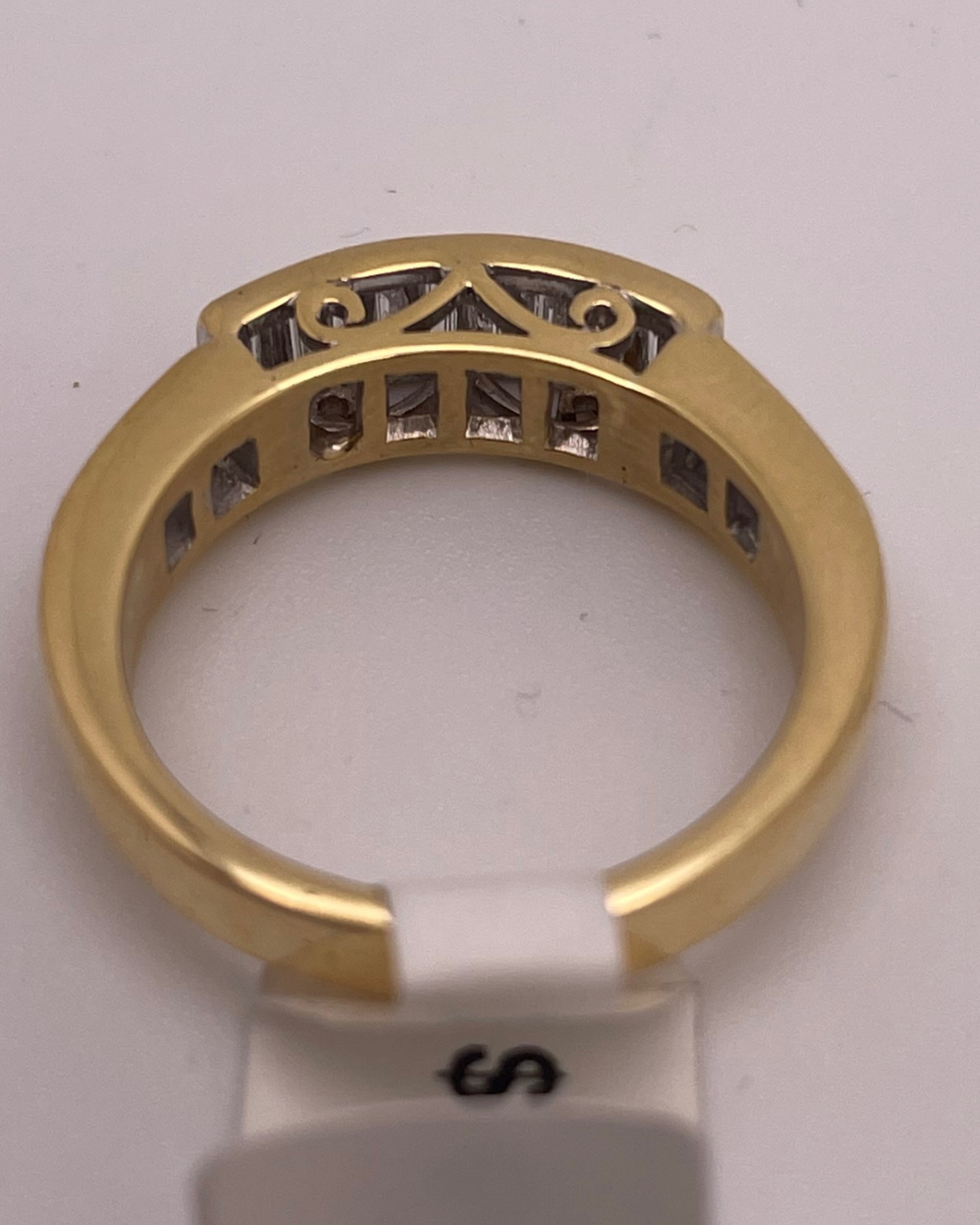 18k Yellow Gold 0.94ct Diamond Ring