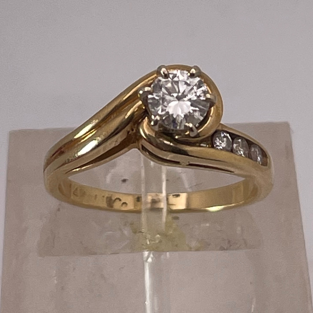 Lady's 14kYellow & White Gold 0.41ct Diamond Ring