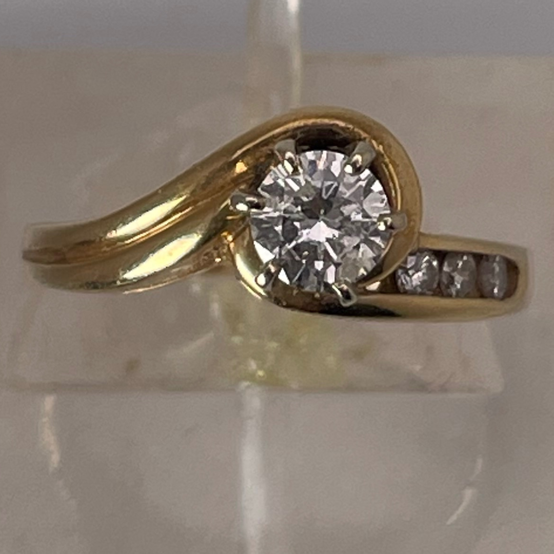 Lady's 14kYellow & White Gold 0.41ct Diamond Ring