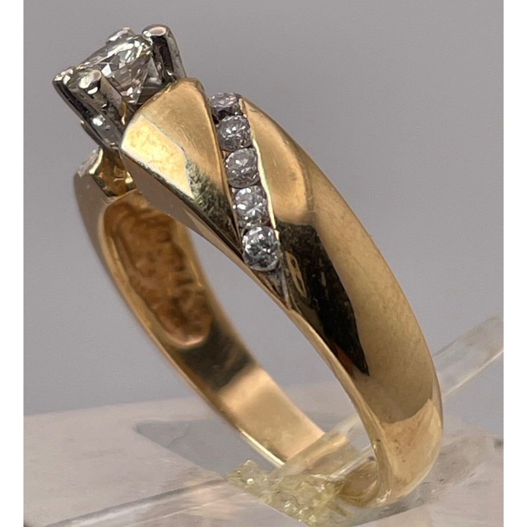 Lady's 14k Yellow & White Gold 0.53ct Diamond Ring