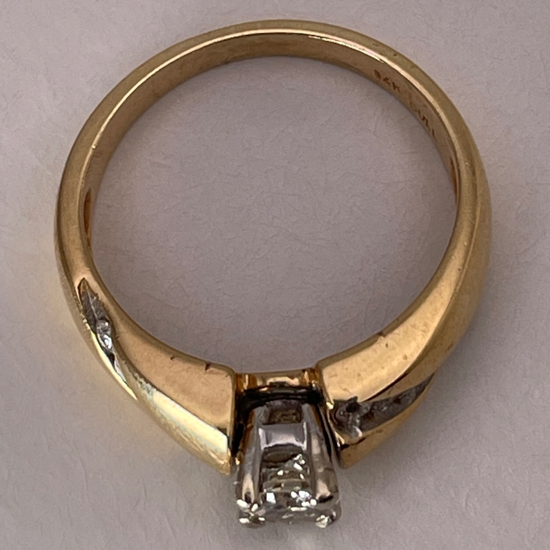 Lady's 14k Yellow & White Gold 0.53ct Diamond Ring