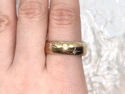 10k Yellow Gold Round Cut 6pt Diamond Eternity Band Ring