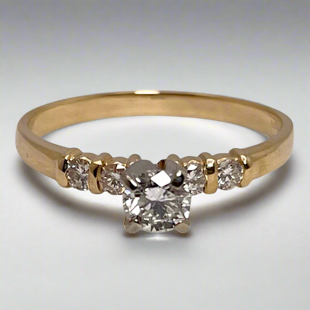 14k Gold 0.40ct VS Diamond Engagement / Anniversary / Promise Ring