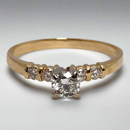 14k Gold 0.40ct VS Diamond Engagement / Anniversary / Promise Ring