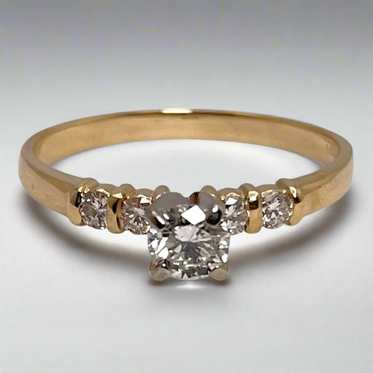 14k Gold 0.40ct VS Diamond Engagement / Anniversary / Promise Ring