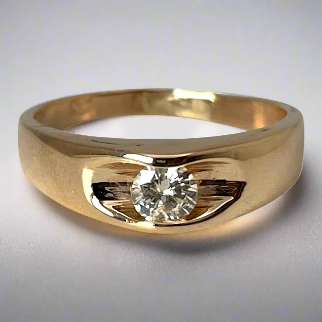 14k Gold Diamond 0.25ct Diamond Engagement / Anniversary / Promise Ring