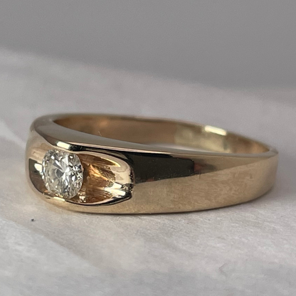 14k Gold Diamond 0.25ct Diamond Engagement / Anniversary / Promise Ring
