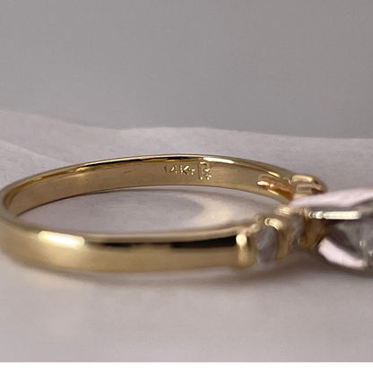 14k Gold 0.40ct VS Diamond Engagement / Anniversary / Promise Ring