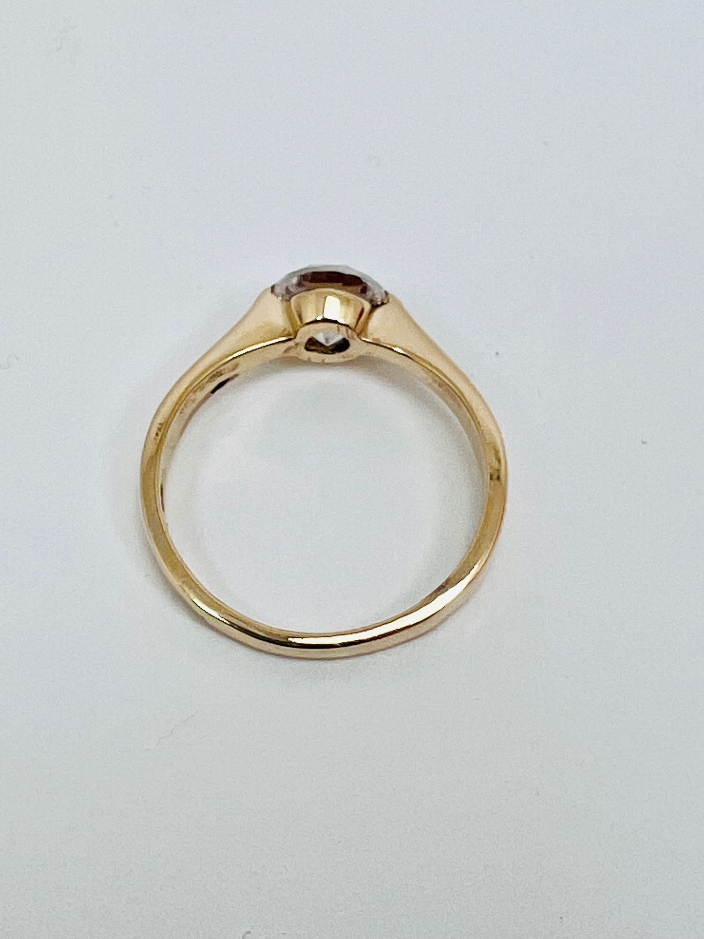 10k Yellow Gold Cubic Zirconia Ring