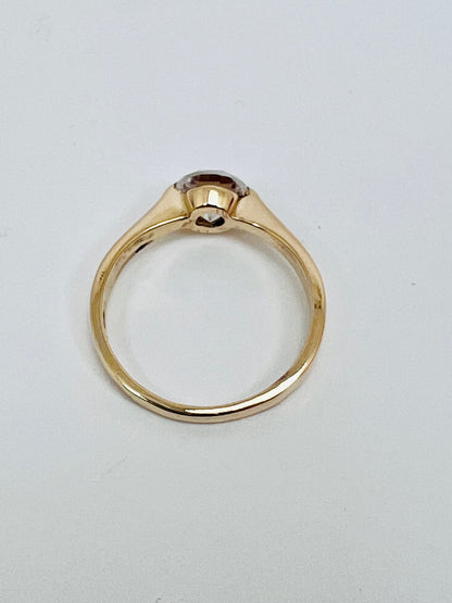 10k Yellow Gold Cubic Zirconia Ring