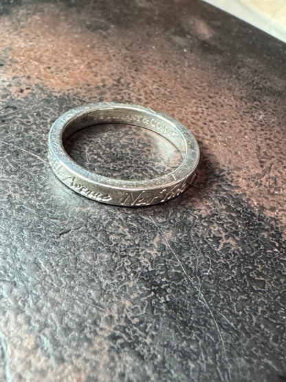 Genuine Tiffany & Co 727 5th Fifth Avenue NY Silver Ring