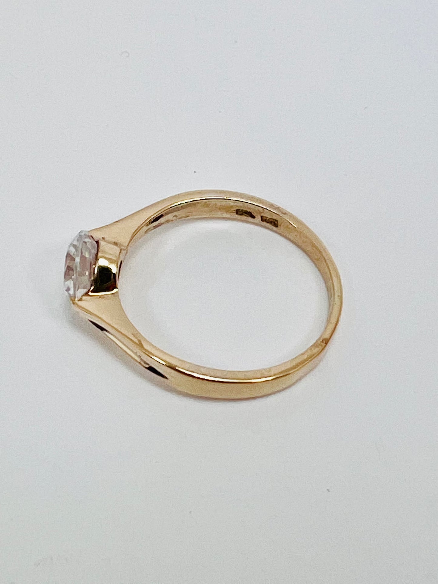 10k Yellow Gold Cubic Zirconia Ring