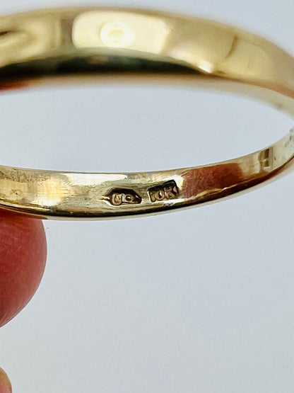 10k Yellow Gold Cubic Zirconia Ring