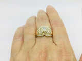 14k Yellow Gold 1.25ct Marquise Brilliant Cut Diamond Ring