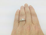 14k Yellow Gold Round Cut 33pt Diamond Vintage Ring