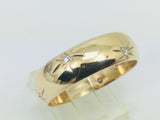 10k Yellow Gold Round Cut 6pt Diamond Eternity Band Ring