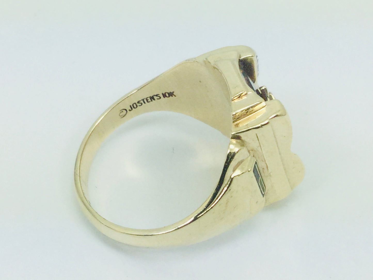 10k Yellow Gold 'GWP' '1899' School Ring