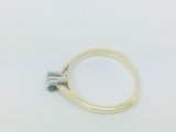 14k Yellow Gold Round Cut 10pt Diamond Solitaire Ring