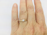 14k Yellow Gold Round Cut 10pt Diamond Solitaire Ring