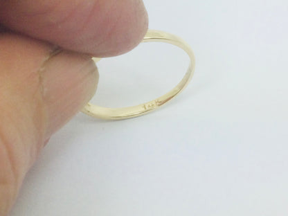 14k Yellow Gold Round Cut 30pt Diamond Solitaire Ring