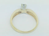 14k Yellow Gold Round Cut 22pt Diamond Solitaire Ring