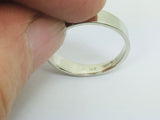 14k White Gold Emerald Cut 66pt Sapphire September Birthstone Ring
