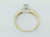 14k Yellow Gold Round Cut 30pt Diamond Solitaire Ring
