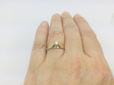 14k Yellow Gold Round Cut 16pt Diamond Solitaire Ring