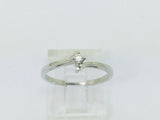 14k White Gold Round Cut 6pt Diamond Solitaire Ring