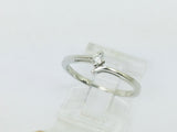 14k White Gold Round Cut 6pt Diamond Solitaire Ring