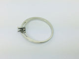 14k White Gold Round Cut 6pt Diamond Solitaire Ring