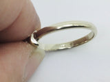 14k White Gold Round Cut 8pt Diamond Solitaire Ring