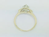14k Yellow Gold Round Cut 25pt Diamond Solitaire Ring