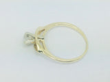 14k Yellow Gold Round Cut 25pt Diamond Solitaire Ring