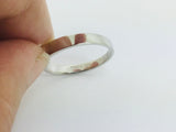 10k White Gold Round Cut 15pt Diamond Solitaire Ring