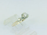 14k Yellow Gold Round Cut 15pt Diamond Solitaire Ring
