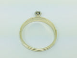 10k Yellow Gold Round Cut 3pt Solitaire Diamond Ring